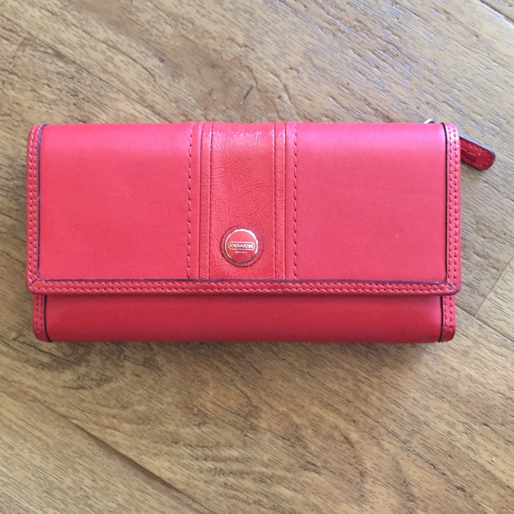 Coach tri-fold wallet